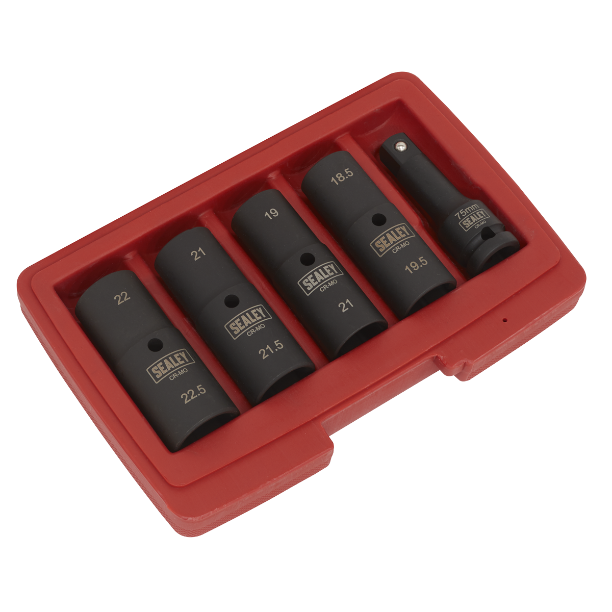 Double Ended Impact Socket Set 1/2"Sq Drive 5pc SX1820