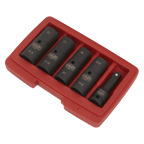 Double Ended Impact Socket Set 1/2"Sq Drive 5pc SX1820