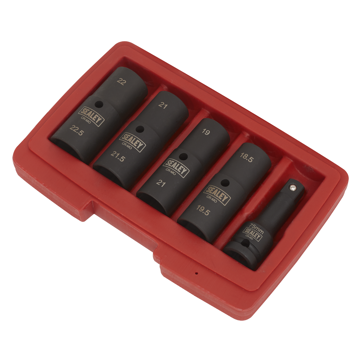 Double Ended Impact Socket Set 1/2"Sq Drive 5pc SX1820