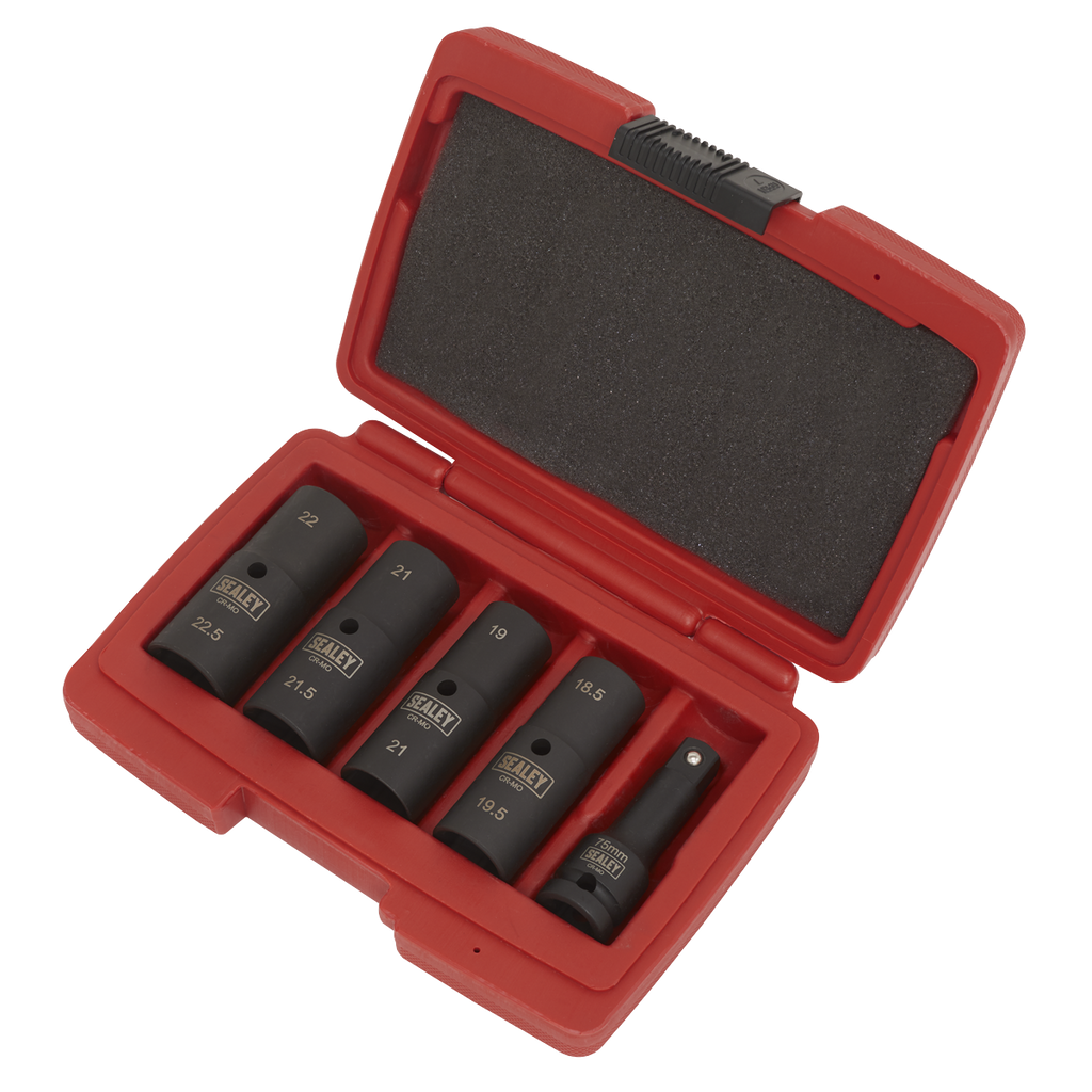 Double Ended Impact Socket Set 1/2"Sq Drive 5pc SX1820