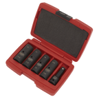 Double Ended Impact Socket Set 1/2"Sq Drive 5pc SX1820