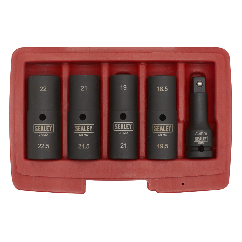 Double Ended Impact Socket Set 1/2"Sq Drive 5pc SX1820
