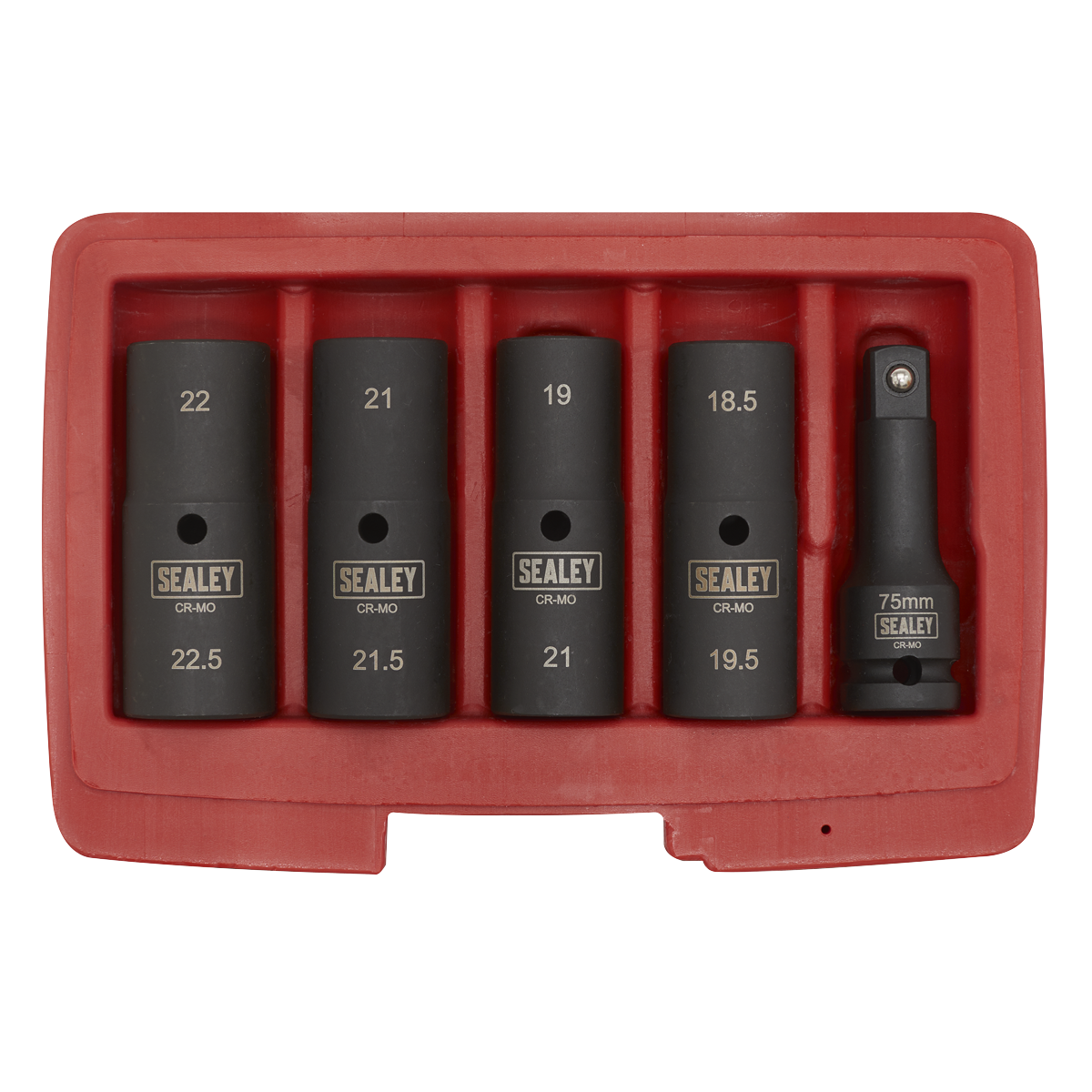 Double Ended Impact Socket Set 1/2"Sq Drive 5pc SX1820