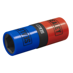 Double Ended Alloy Wheel Impact Socket 1/2"Sq Drive 21 x 21.5mm SX1821S