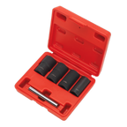 Locking Wheel Nut Removal Set 1/2"Sq Drive 5pc SX201