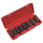 Locking Wheel Nut Removal Set 1/2"Sq Drive 8pc SX202