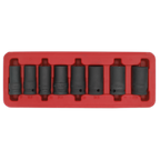 Locking Wheel Nut Removal Set 1/2"Sq Drive 8pc SX202