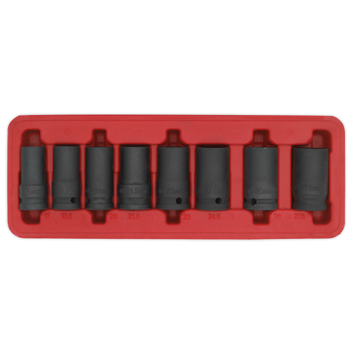 Locking Wheel Nut Removal Set 1/2"Sq Drive 8pc SX202