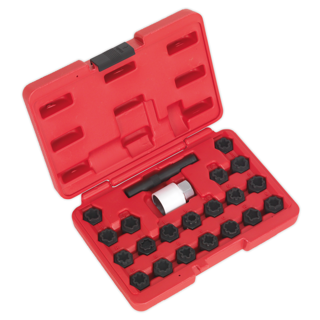 Locking Wheel Nut Key Set for Audi 22pc SX206