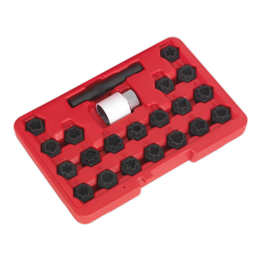 Locking Wheel Nut Key Set for Audi 22pc SX206