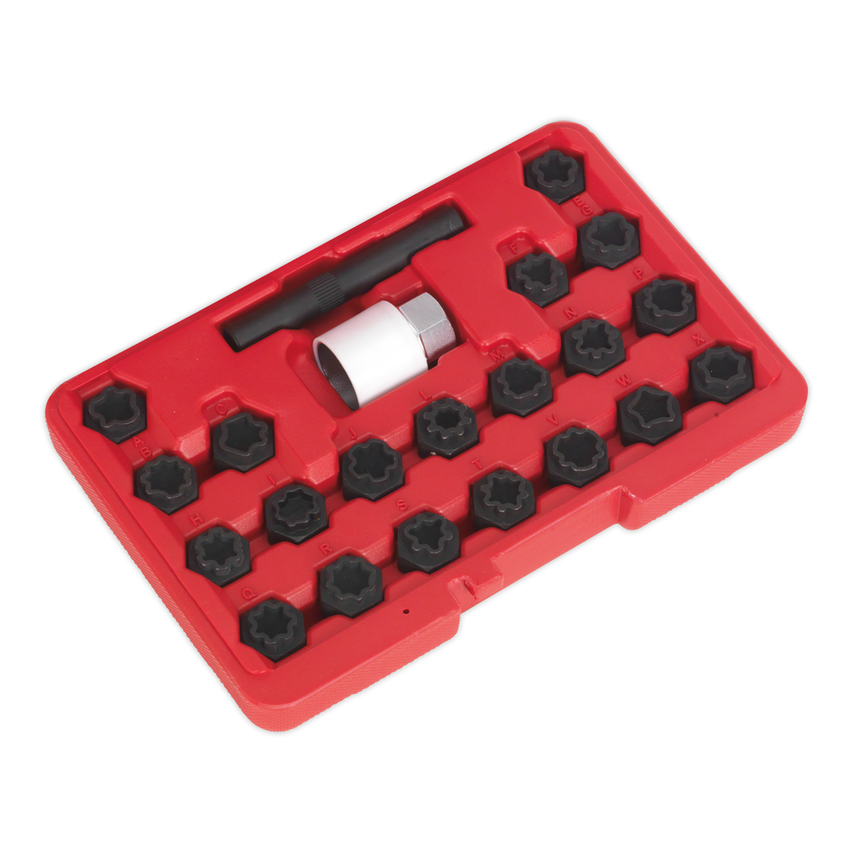 Locking Wheel Nut Key Set for Audi 22pc SX206