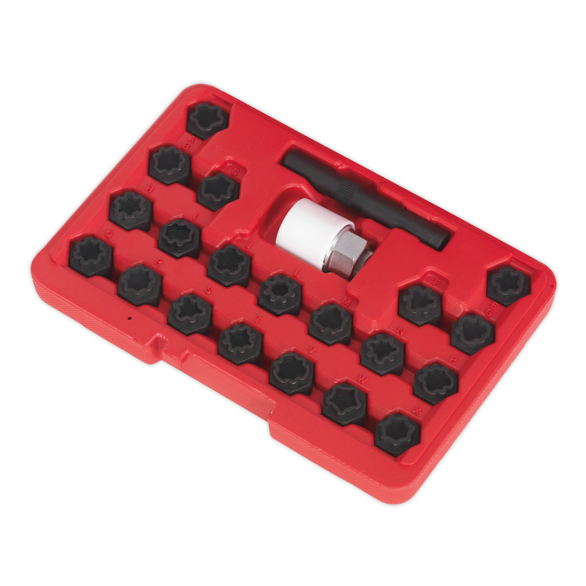 Locking Wheel Nut Key Set for Audi 22pc SX206