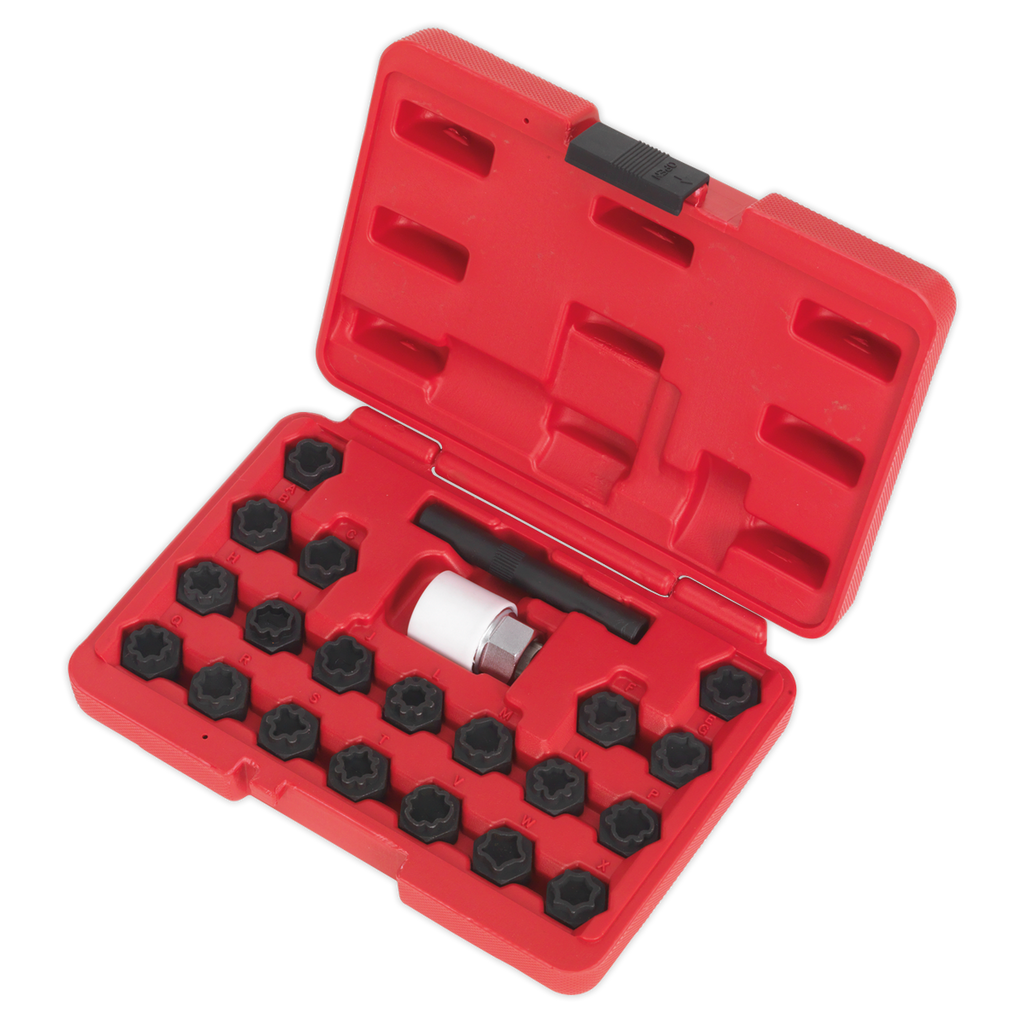 Locking Wheel Nut Key Set for Audi 22pc SX206