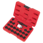 Locking Wheel Nut Key Set for Audi 22pc SX206
