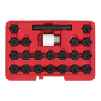 Locking Wheel Nut Key Set for Audi 22pc SX206