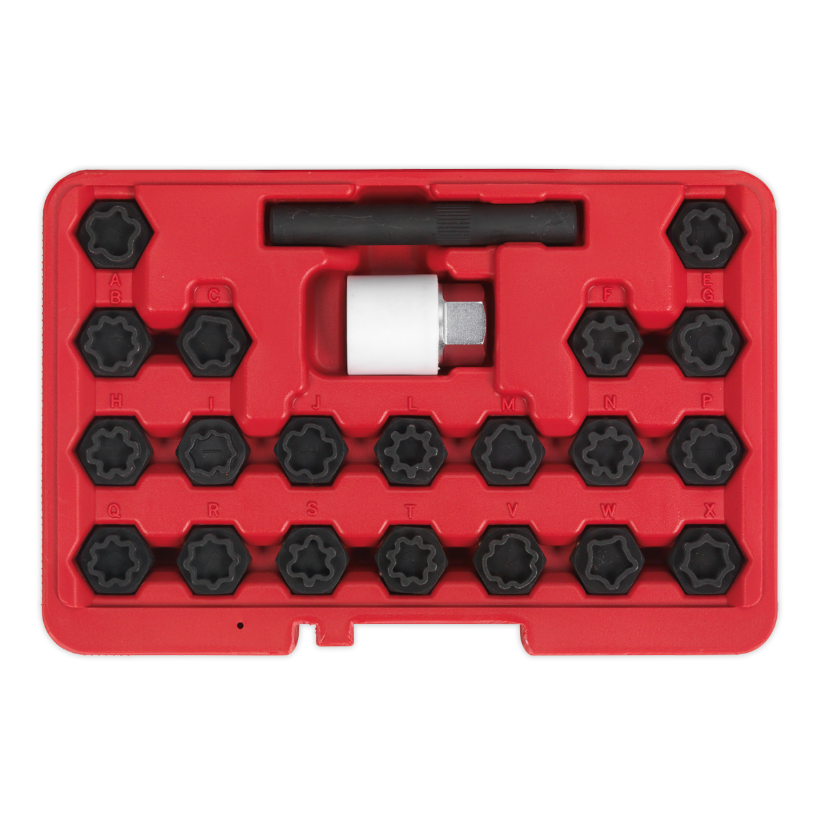Locking Wheel Nut Key Set for Audi 22pc SX206