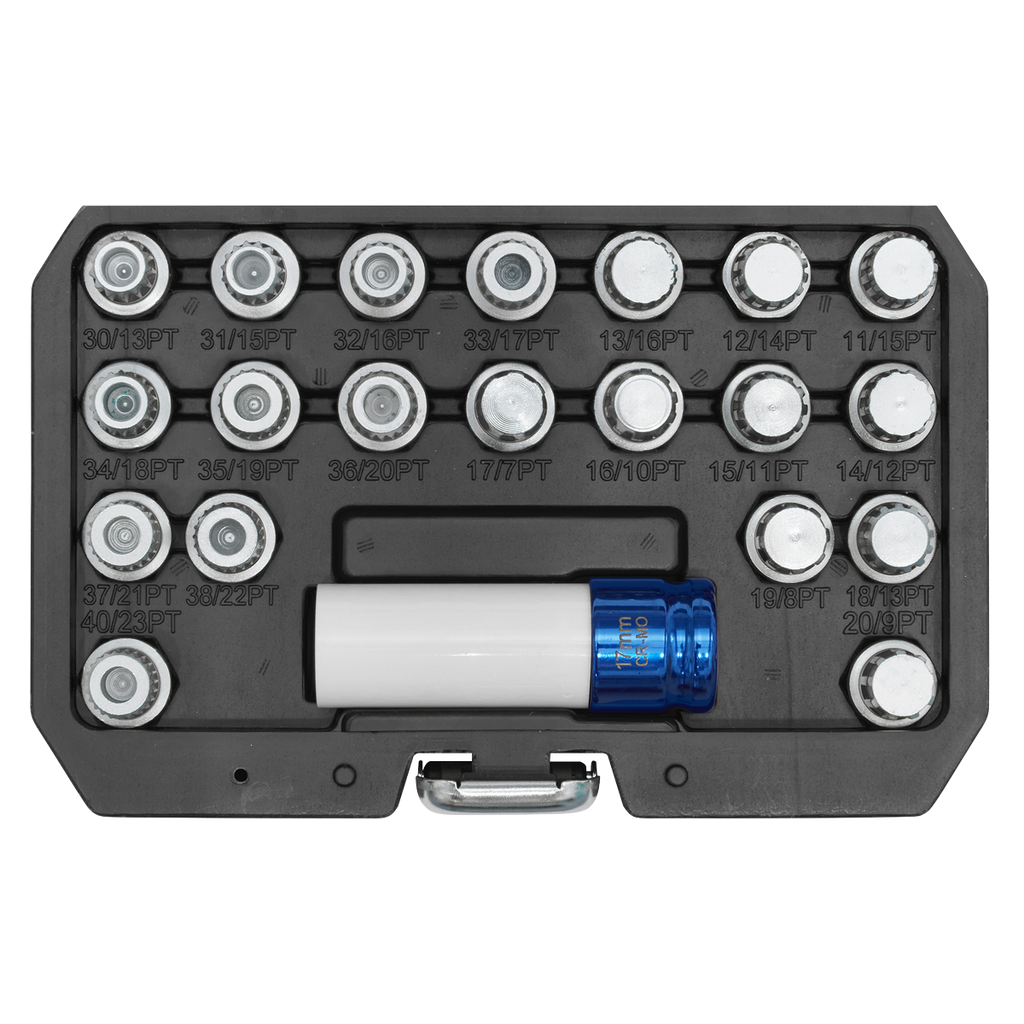 Locking Wheel Nut Key Set for BMW & Mini 21pc SX209
