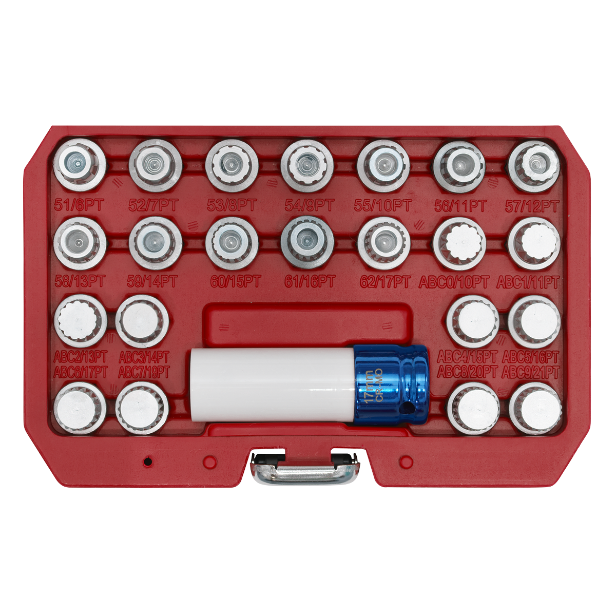 Locking Wheel Nut Key Set for VAG 23pc SX210