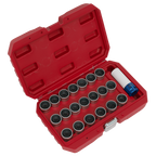 Locking Wheel Nut Key Set for BMW 21pc SX217
