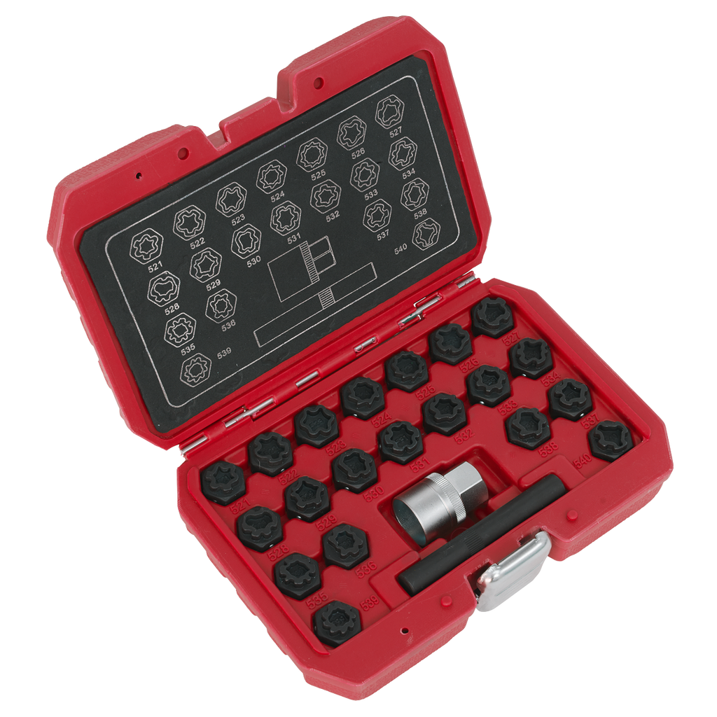 Locking Wheel Nut Key Set for VAG 22pc SX220