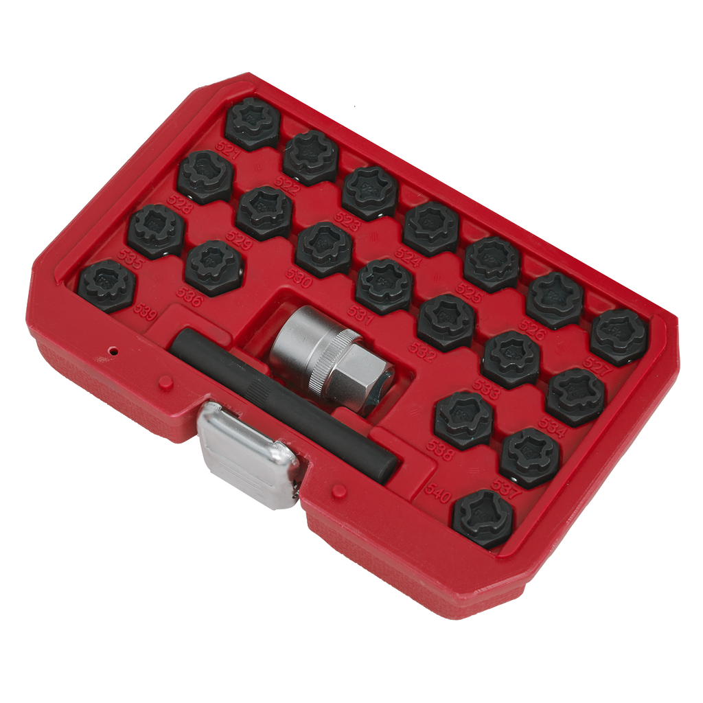 Locking Wheel Nut Key Set for VAG 22pc SX220