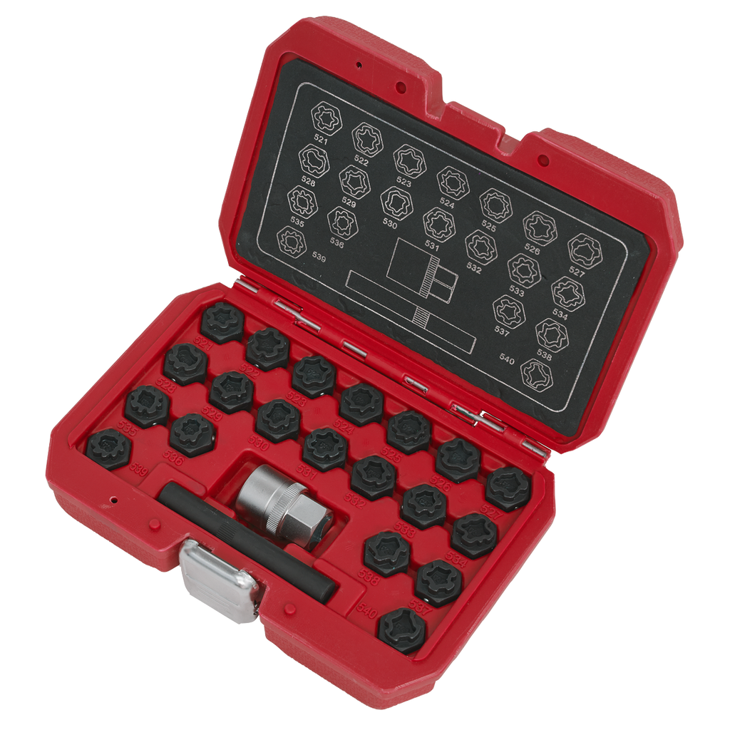 Locking Wheel Nut Key Set for VAG 22pc SX220