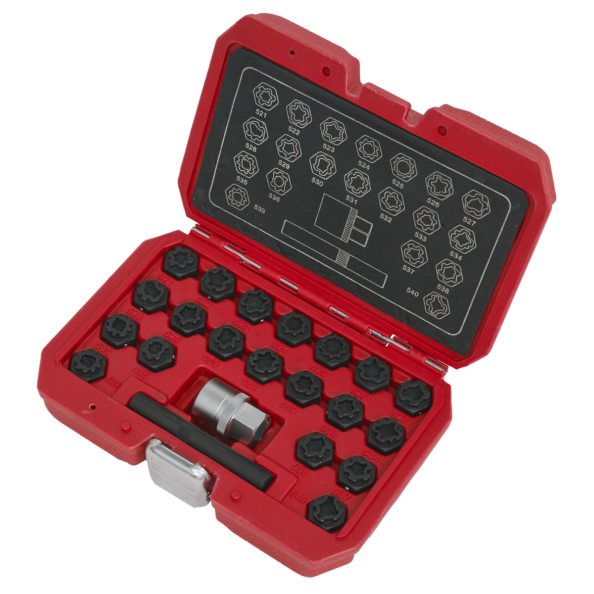 Locking Wheel Nut Key Set for VAG 22pc SX220