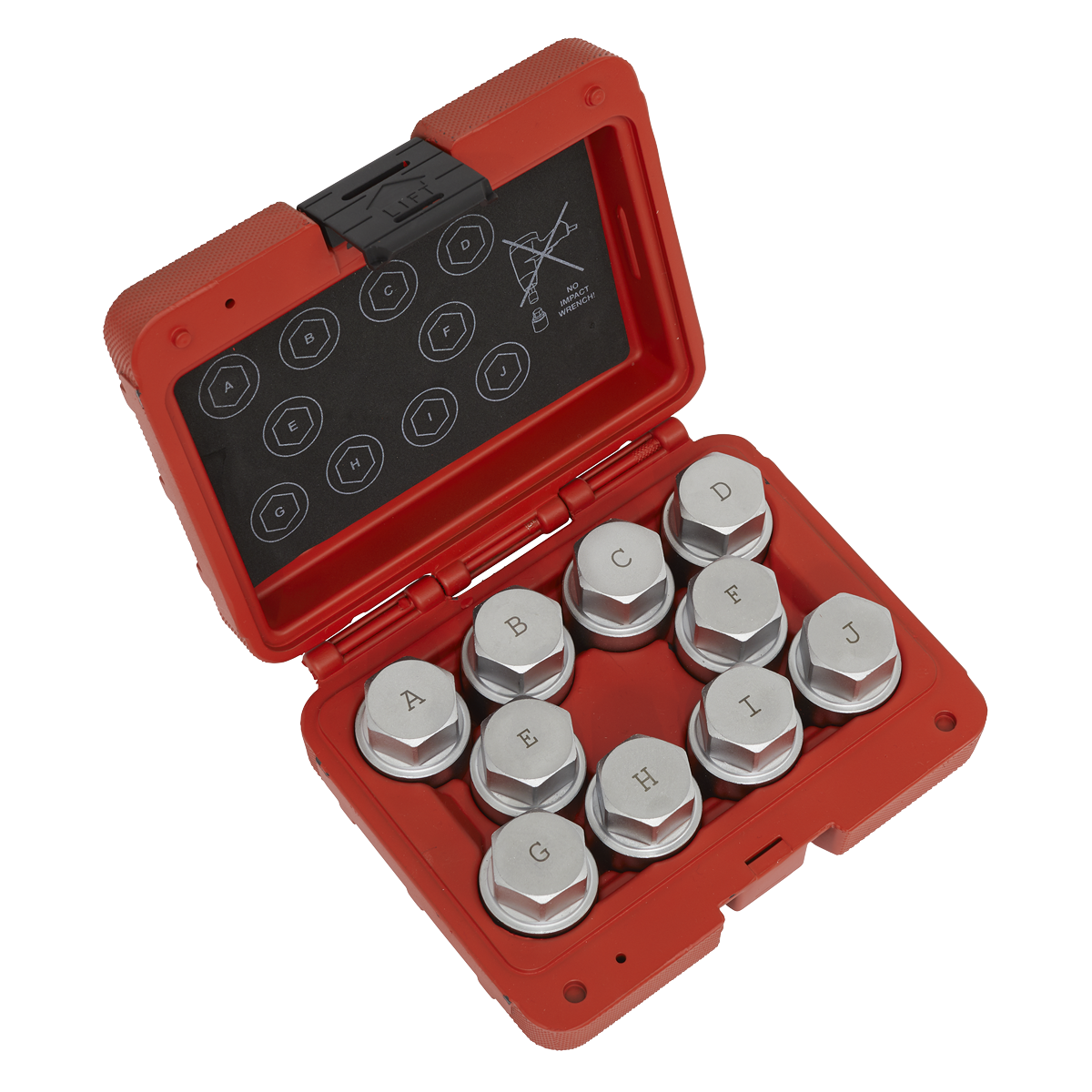 Locking Wheel Nut Key Set for Land Rover 10pc SX222