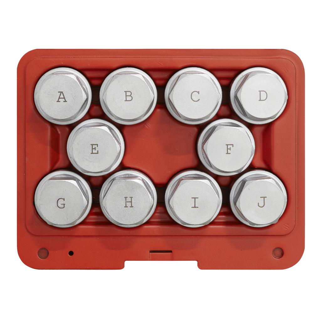 Locking Wheel Nut Key Set for Land Rover 10pc SX222