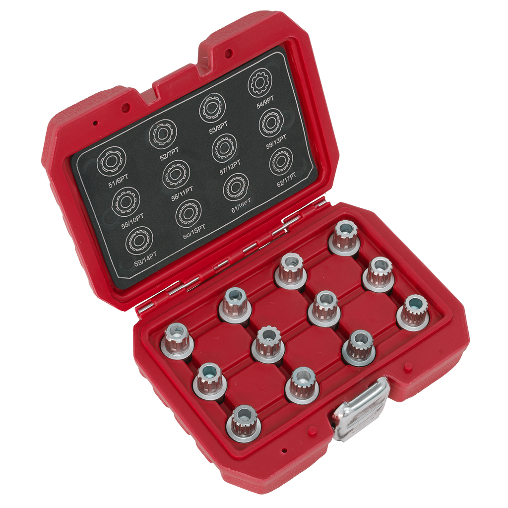 Locking Wheel Nut Key Set for VW 12pc SX224