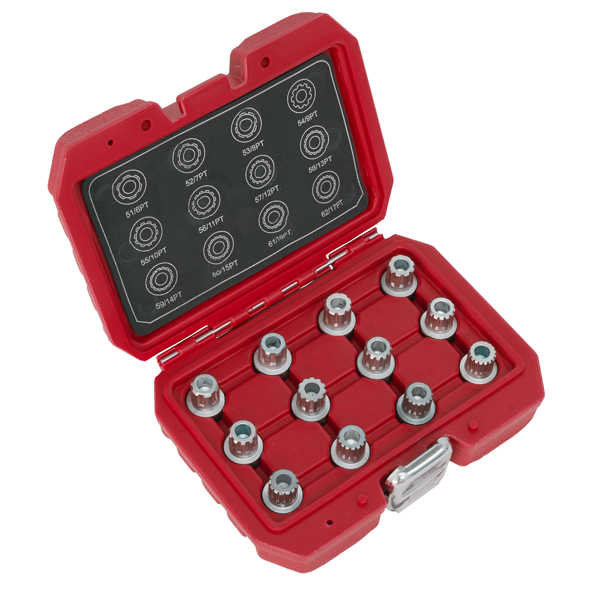 Locking Wheel Nut Key Set for VW 12pc SX224