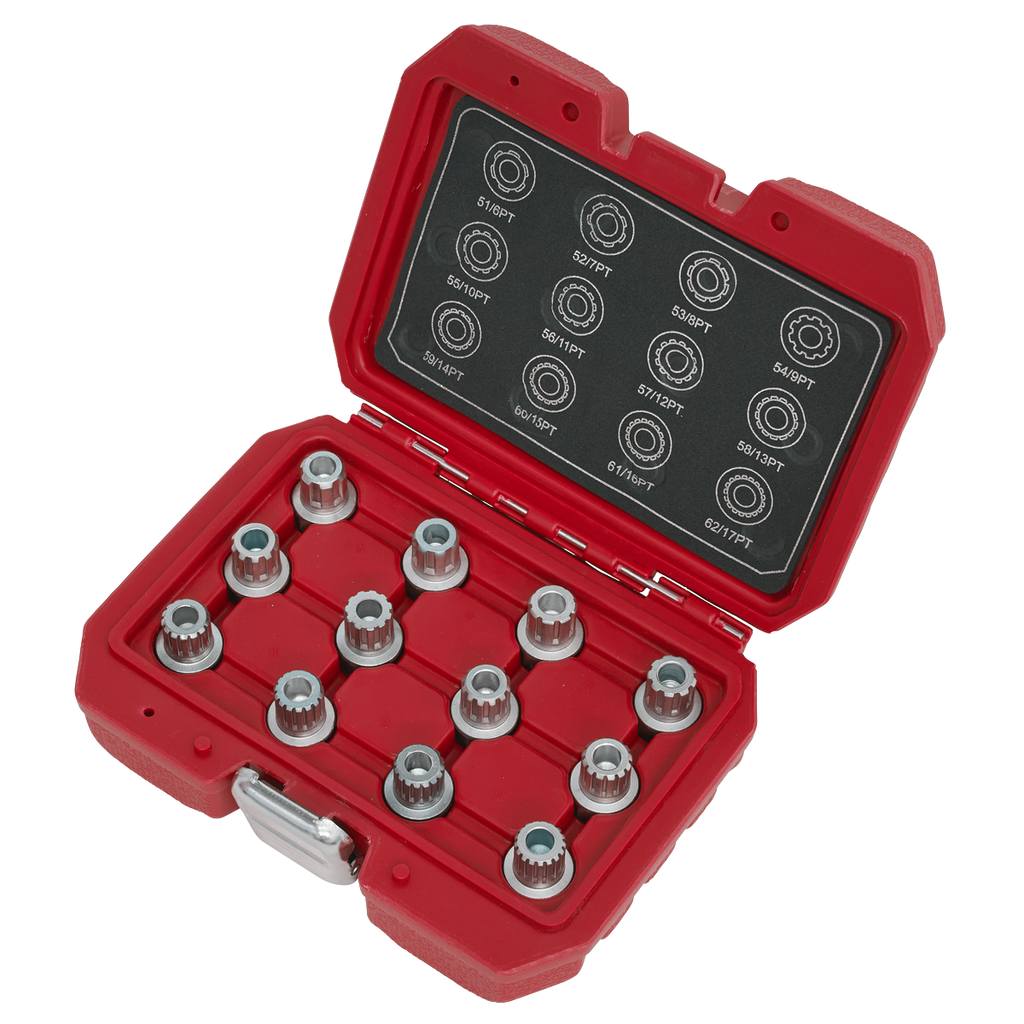 Locking Wheel Nut Key Set for VW 12pc SX224