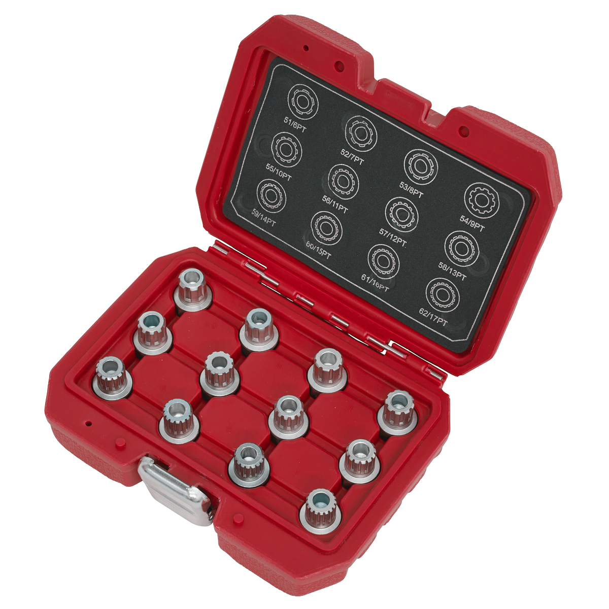 Locking Wheel Nut Key Set for VW 12pc SX224