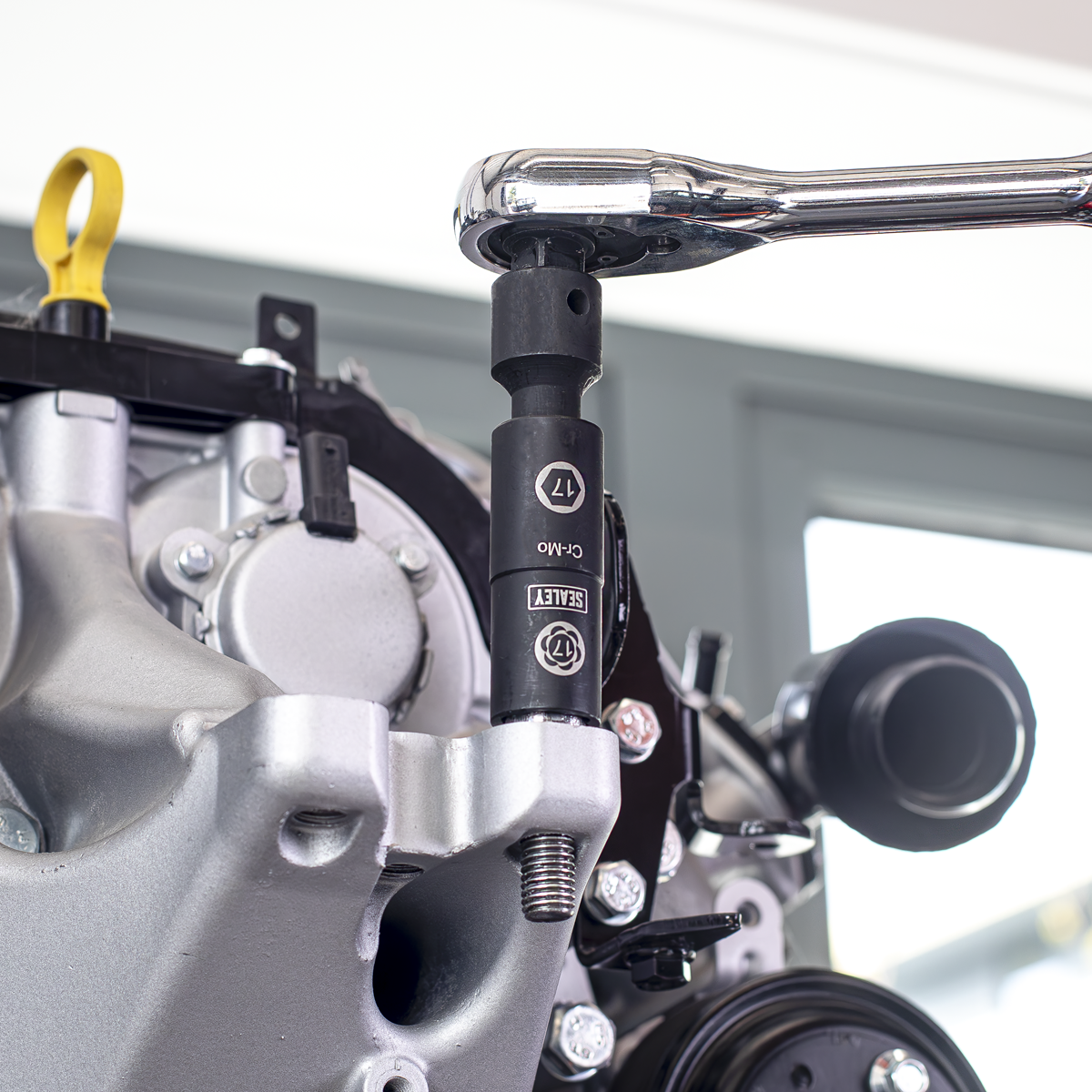 Impact Wheel Nut/Removal Flip Socket Set 1/2"Sq Drive 6pc SX271