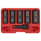 Impact Wheel Nut/Removal Flip Socket Set 1/2"Sq Drive 6pc SX271