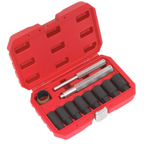 Locking Wheel Nut Removal Set 10pc SX272