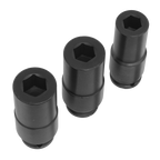 Deep Weighted Impact Socket Set 1/2"Sq Drive 3pc SX319