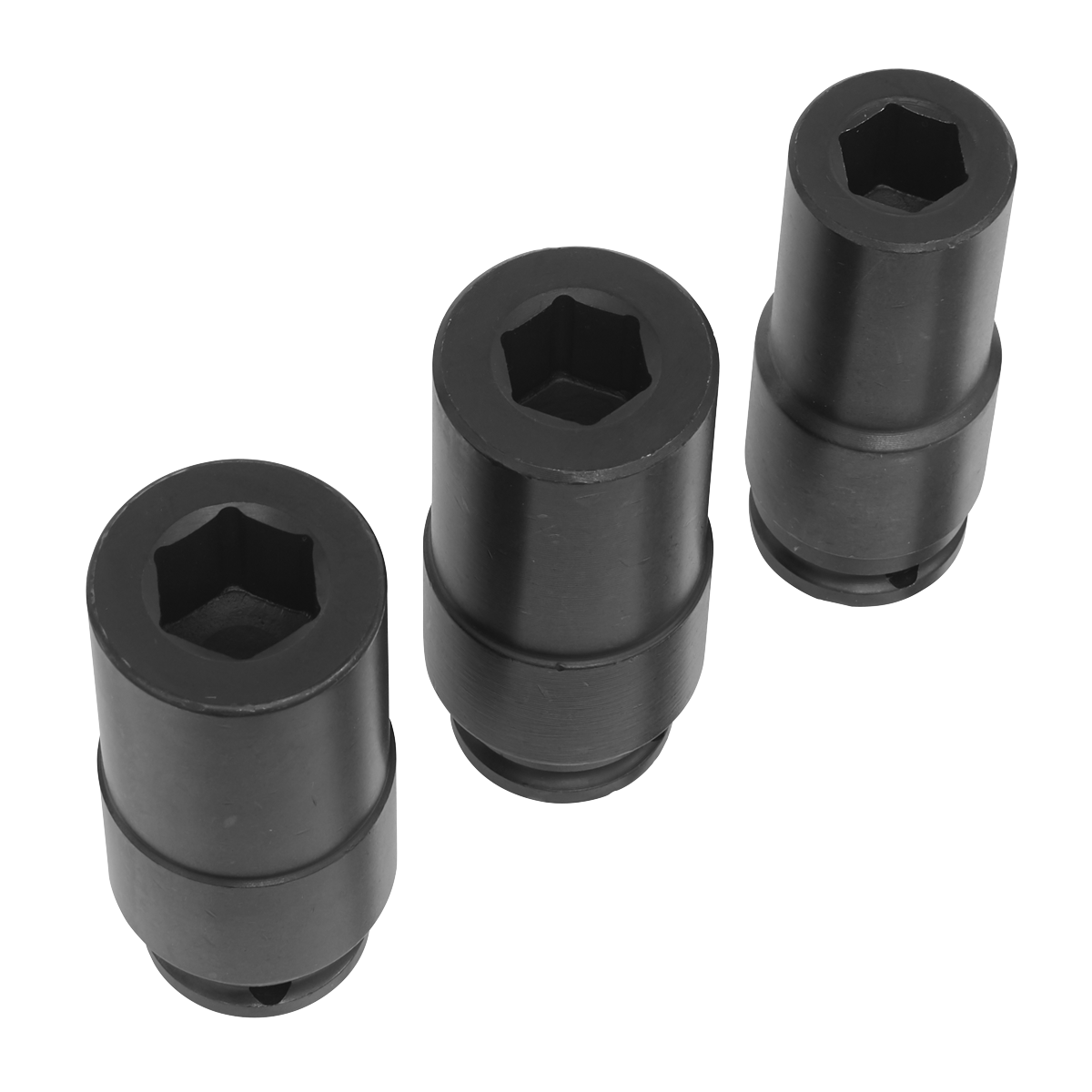 Deep Weighted Impact Socket Set 1/2"Sq Drive 3pc SX319