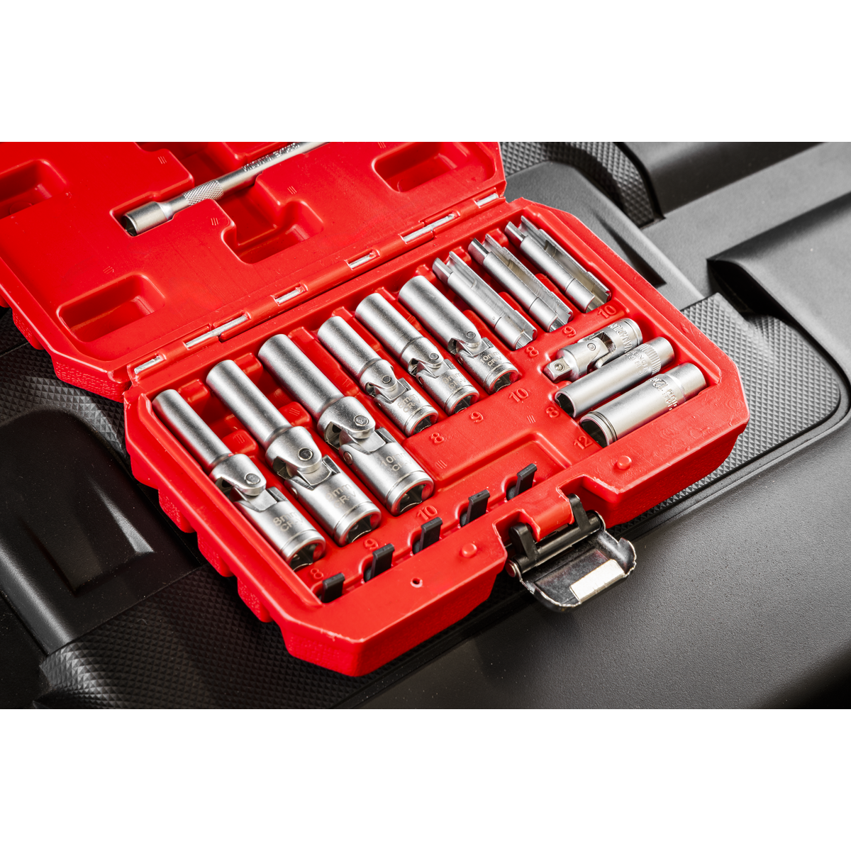 Glow Plug Socket Set 1/4"Sq & 3/8"Sq Drive 18pc SX4031