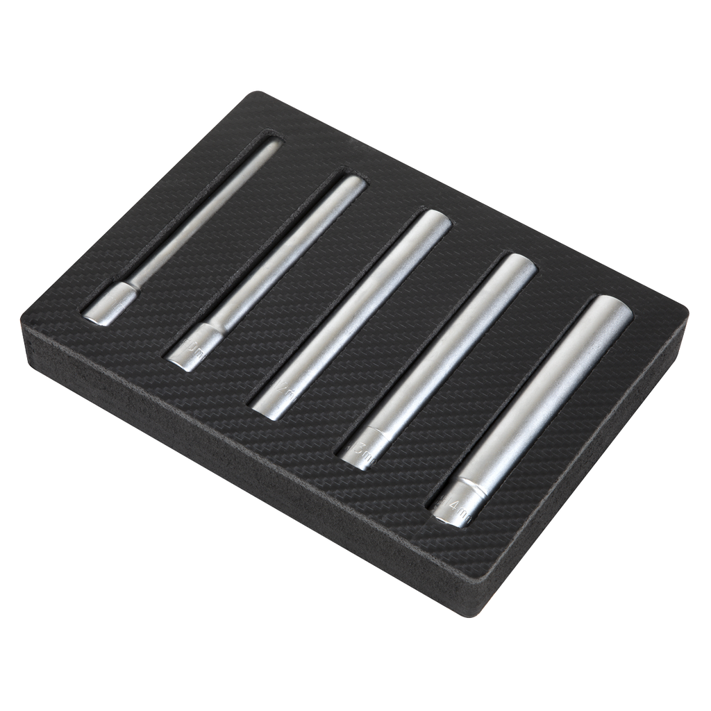 Extra-Deep Socket Set 3/8"Sq Drive 5pc SX814