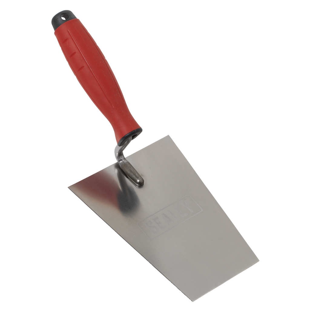 Stainless Steel Masonry Trowel with Rubber Handle 160mm T1203