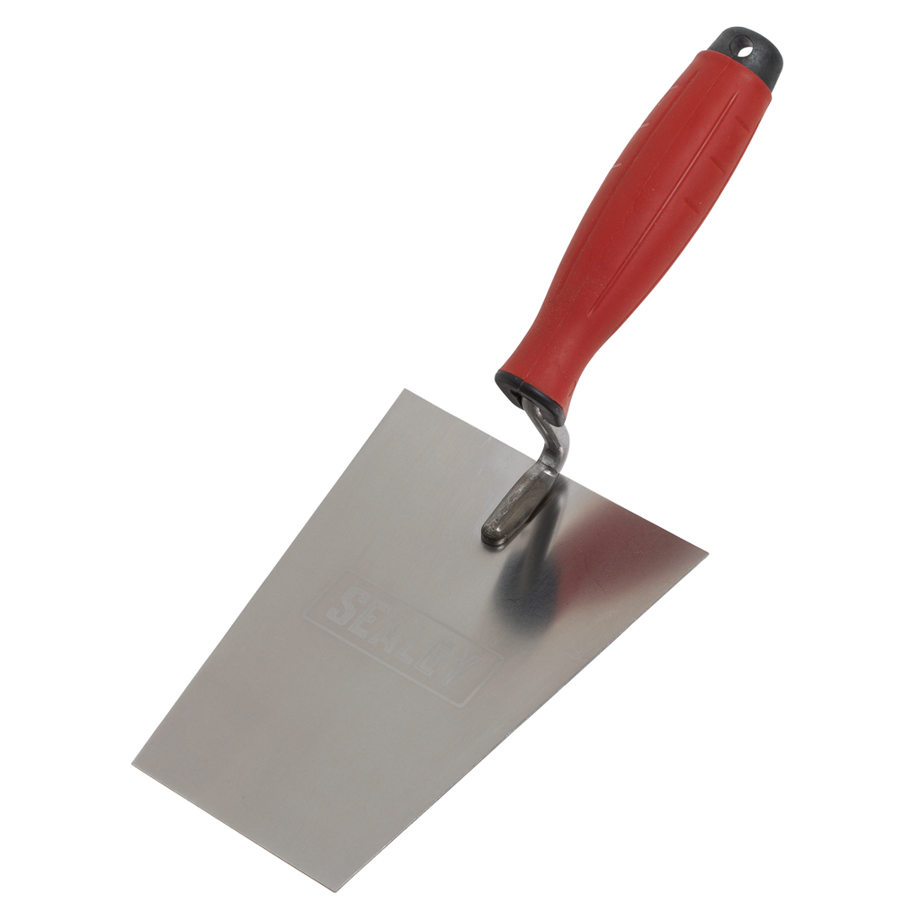 Stainless Steel Masonry Trowel with Rubber Handle 160mm T1203