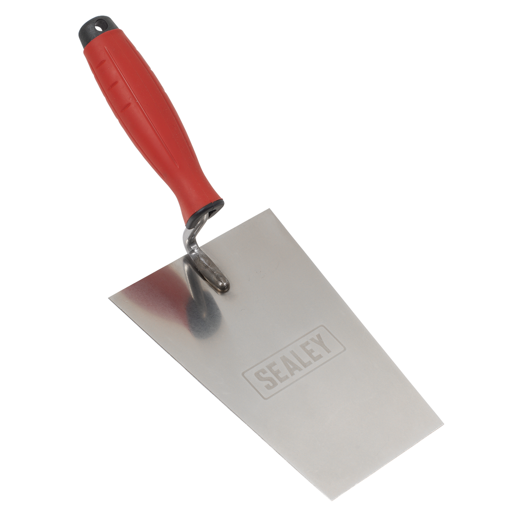 Stainless Steel Bucket Trowel with Rubber Handle 180mm T1204