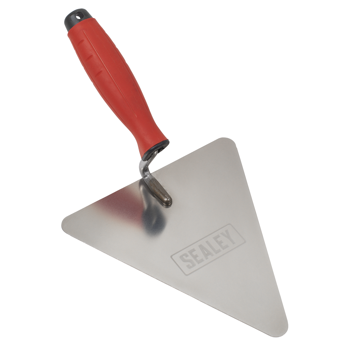 Stainless Steel Triangular Brick Trowel with Rubber Handle 180mm T1205