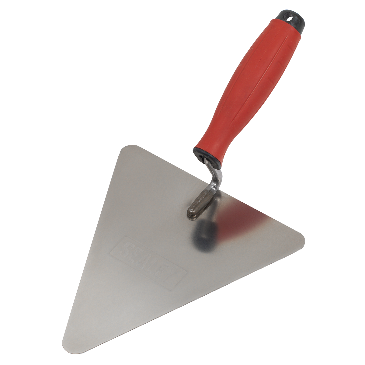 Stainless Steel Triangular Brick Trowel with Rubber Handle 180mm T1205