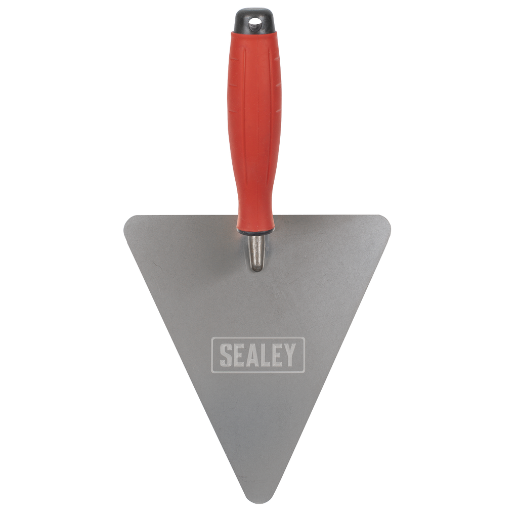 Stainless Steel Triangular Brick Trowel with Rubber Handle 180mm T1205