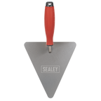 Stainless Steel Triangular Brick Trowel with Rubber Handle 180mm T1205