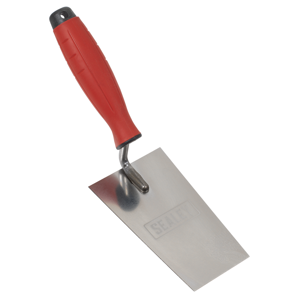 Stainless Steel Filler Trowel with Rubber Handle 140mm T1208