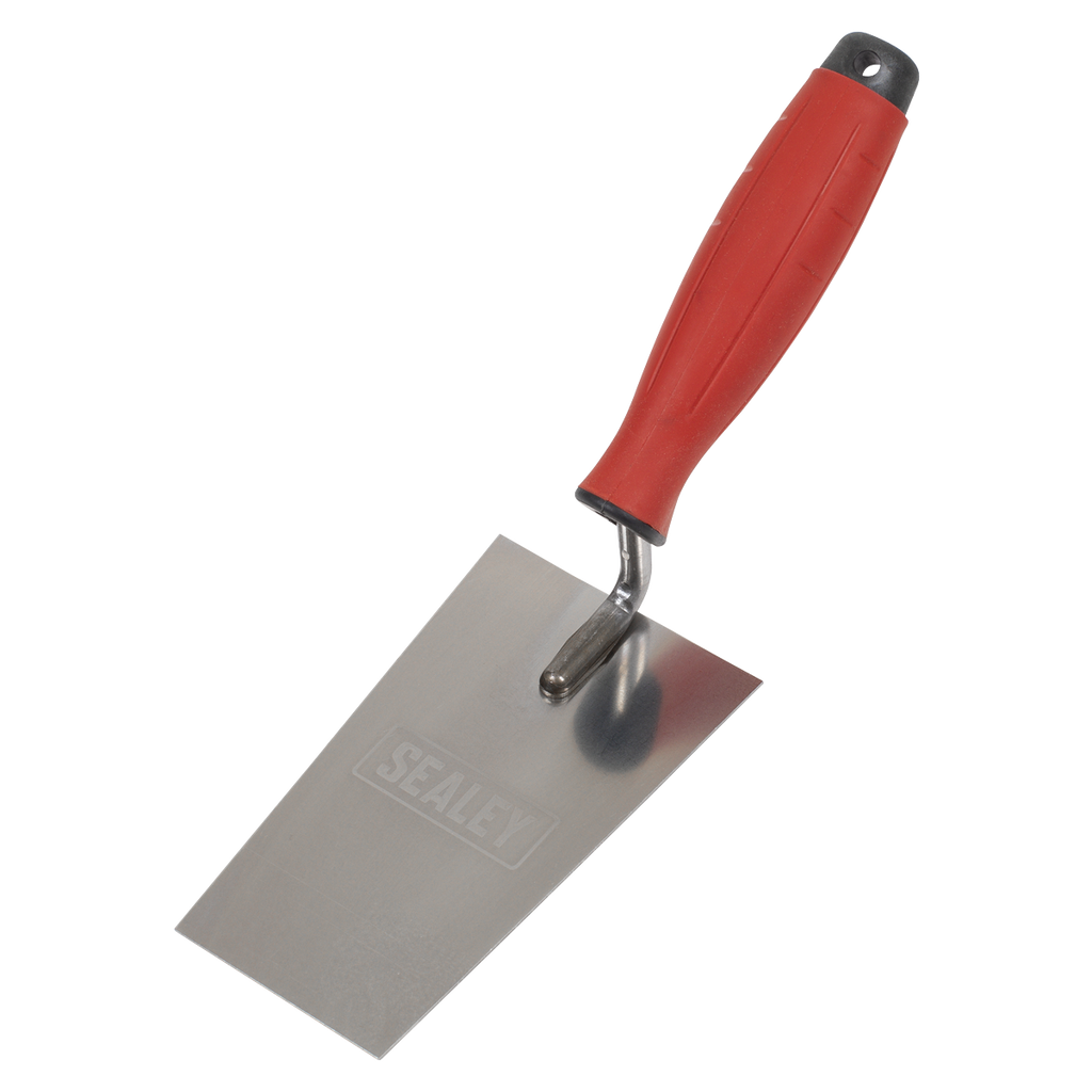 Stainless Steel Filler Trowel with Rubber Handle 140mm T1208