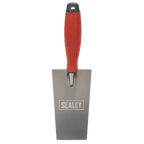 Stainless Steel Filler Trowel with Rubber Handle 140mm T1208